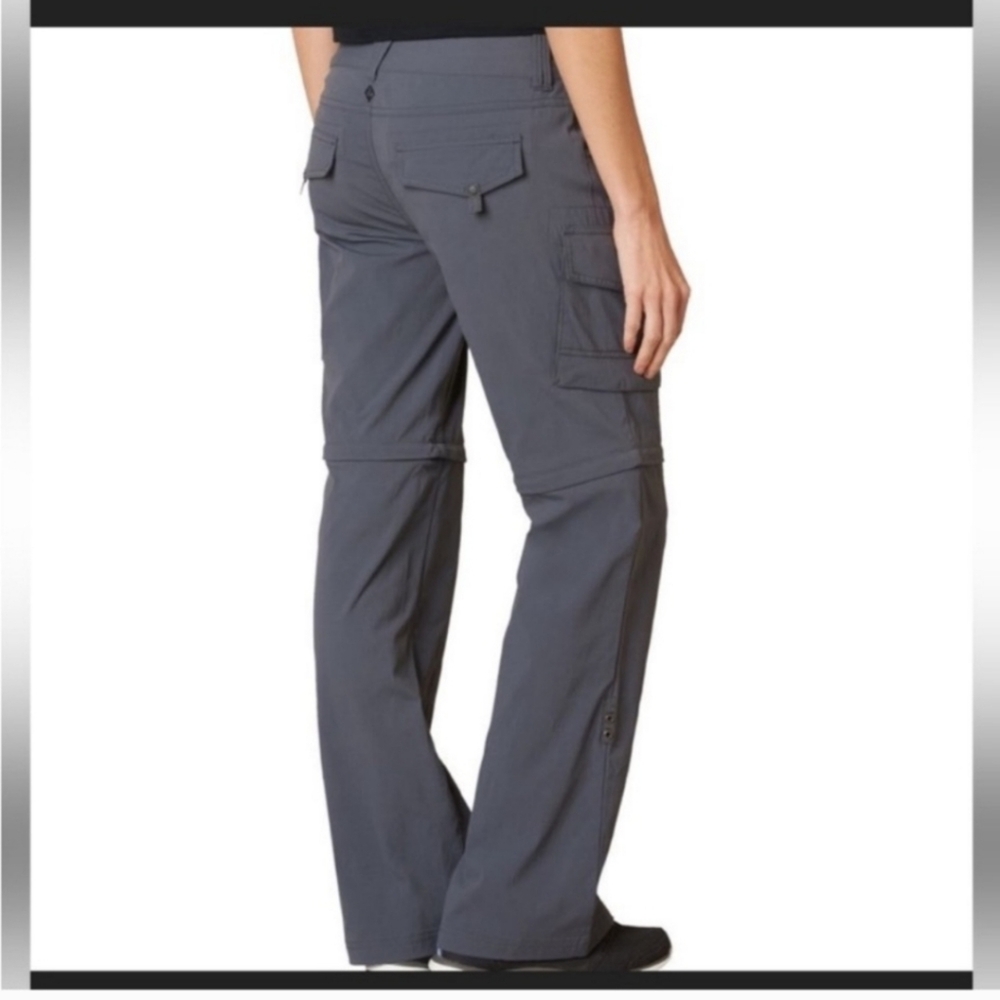 Prana Charcoal Women's Cargo Pants and Shorts - Picture 2 of 2